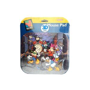 Vintage Disney Mickey Unlimited 3D Plus Motion Mouse Pad Fellowes Lenticular New